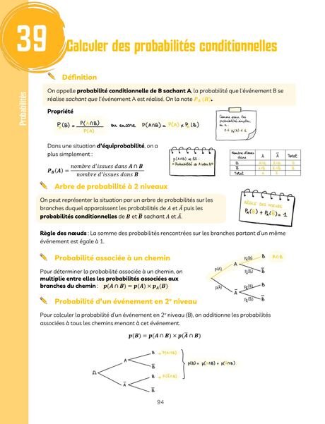 Fiche « Calculer des probabilités conditionnelles »