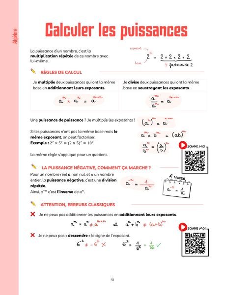 Extrait : Calculer les puissances