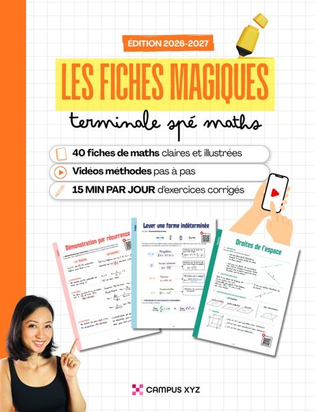 Couverture des fiches magiques Terminale spé maths