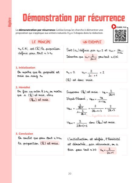 Fiche « Démonstration par récurrence »