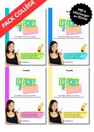 Pack Collège (4 cahiers Fiches magiques)
