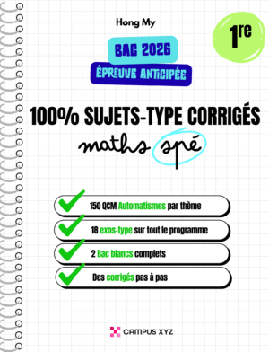 Sujets-type Bac 2026 - 1re Spé maths