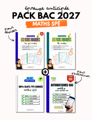 Pack Bac 2027 - Spé maths