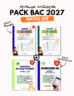 Pack Bac 2027 - Spé maths