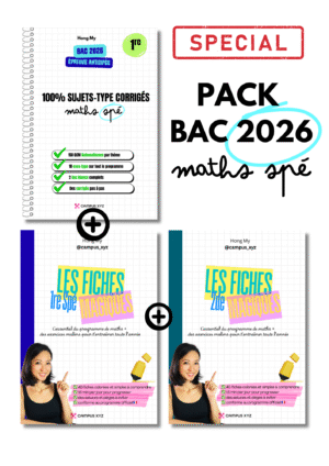 Pack Bac 2026 - Spé maths