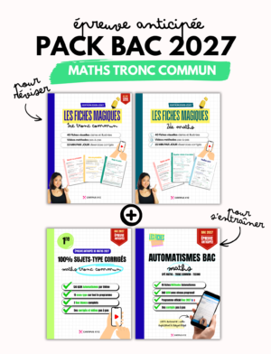 Pack Bac 2027 - Tronc Commun