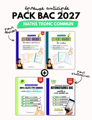 Pack Bac 2027 - Tronc Commun