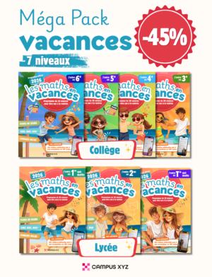 Méga Pack Vacances (7 niveaux)