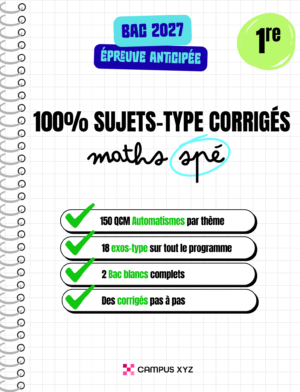 Sujets-type Bac 2027 - 1re Spé maths