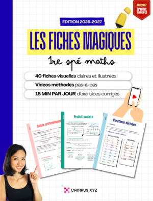 Les fiches magiques - 1re Spé maths